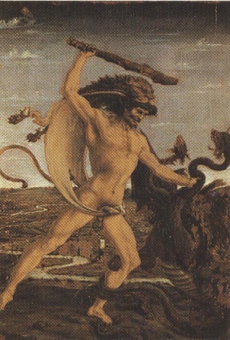 Sandro Botticelli Antonio del Pollaiolo,Hercules and the Hydra (mk36) oil painting picture
